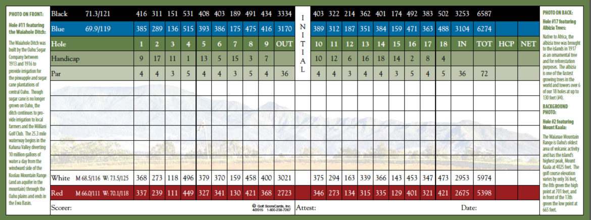 About Us Mililani Golf Club